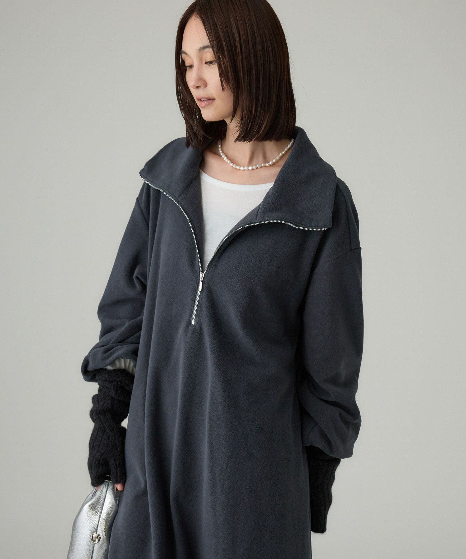 BABYLONE「フリースロングワンピース」|ワンピース|