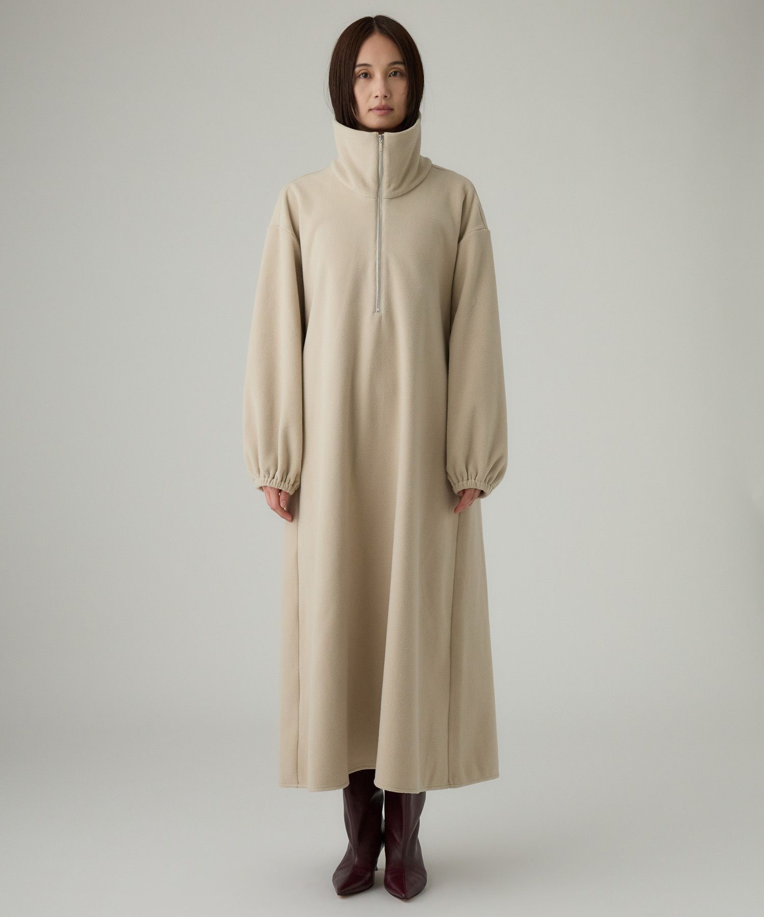 BABYLONE「フリースロングワンピース」|ワンピース|