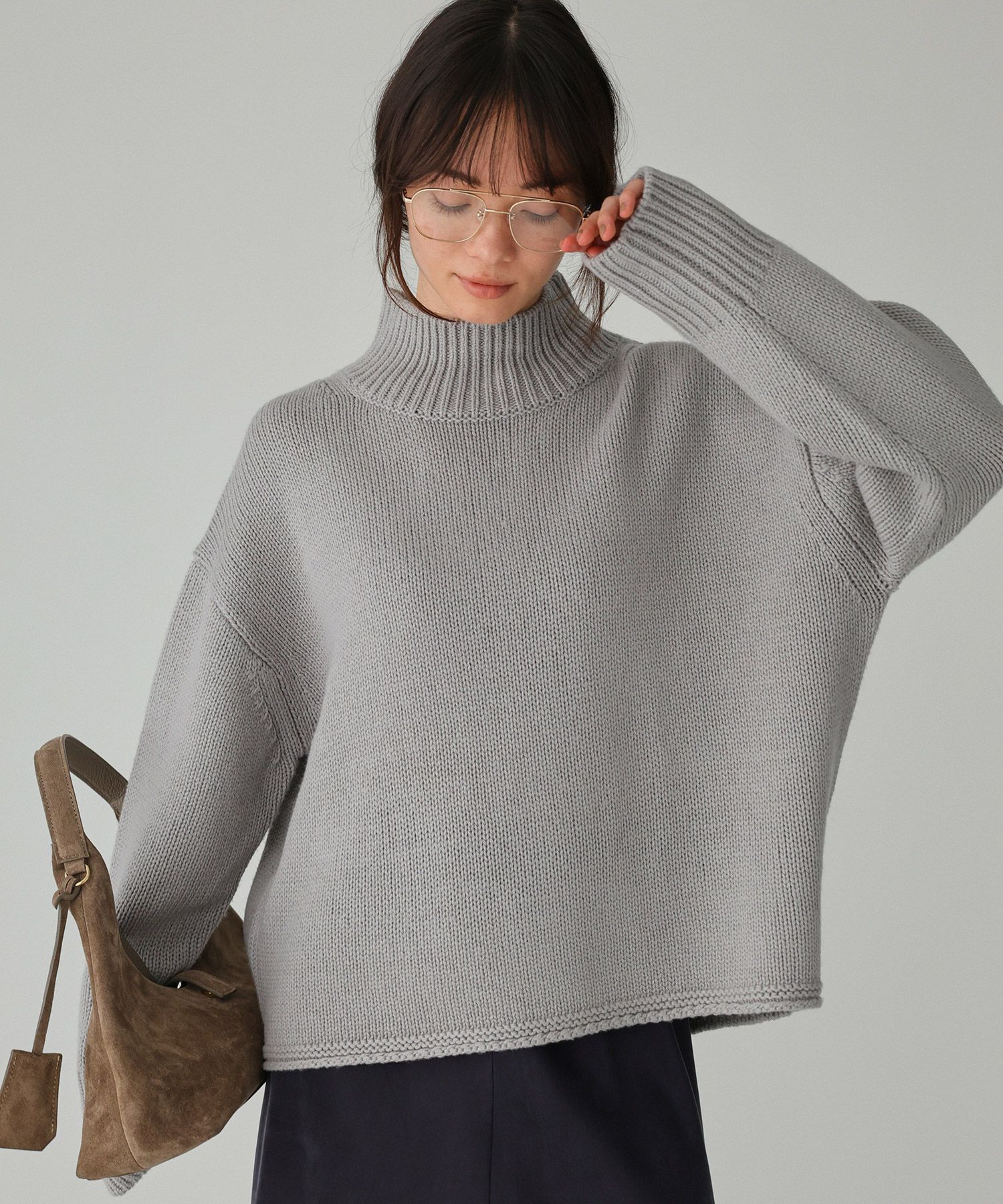 BABYLONE「リラクシータートルプルオーバー」|ニット・セーター|