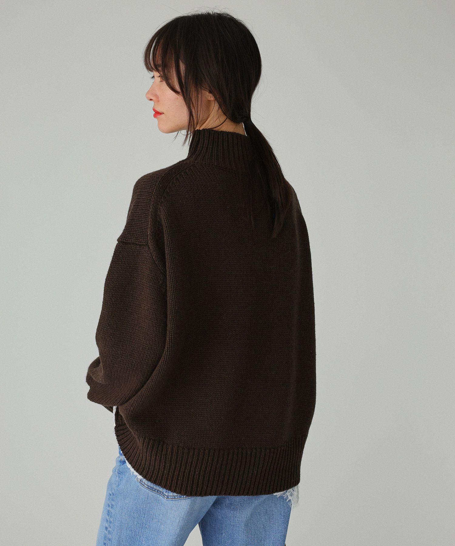 BABYLONE「リラクシータートルプルオーバー」|ニット・セーター|