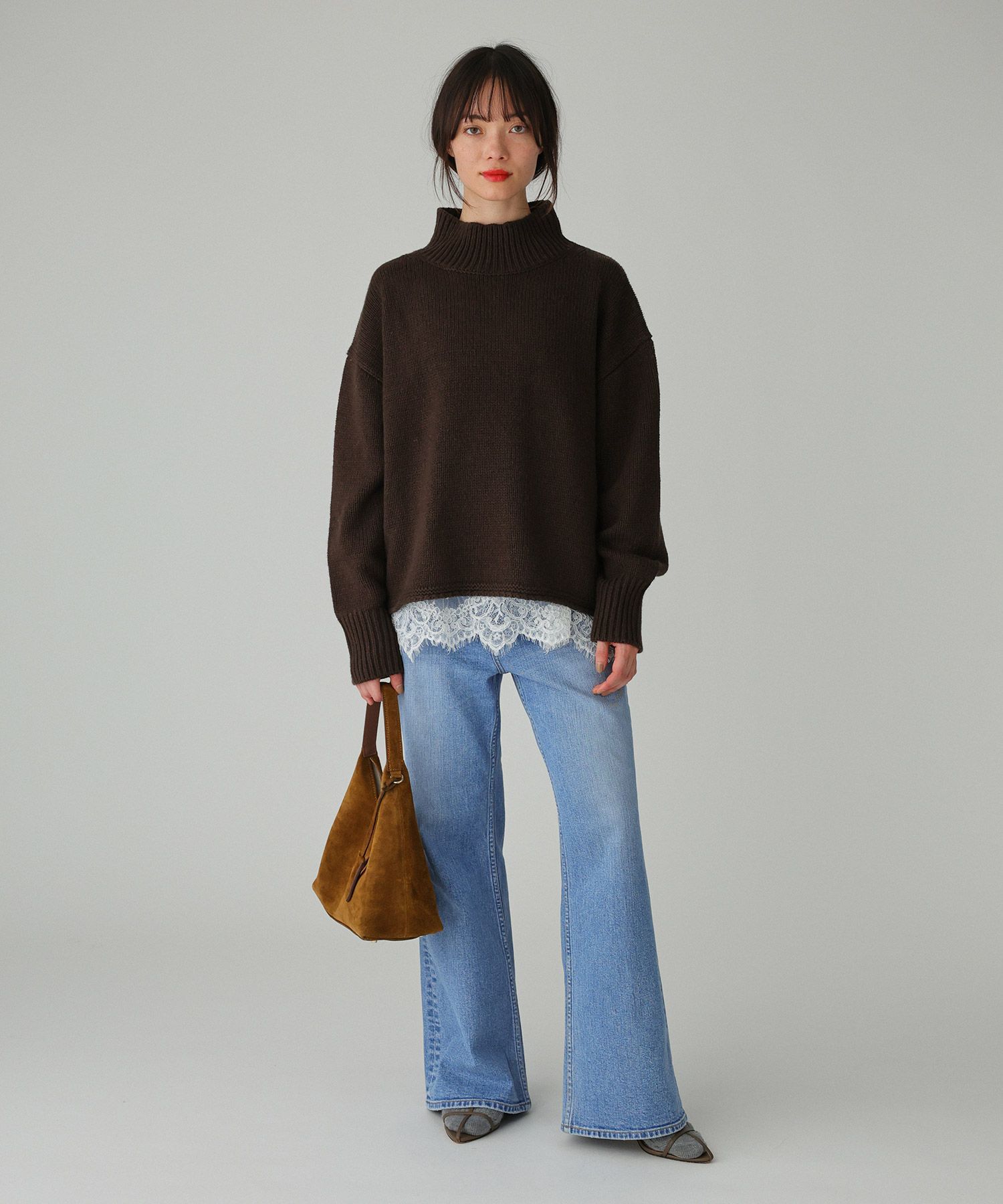 BABYLONE「リラクシータートルプルオーバー」|ニット・セーター|