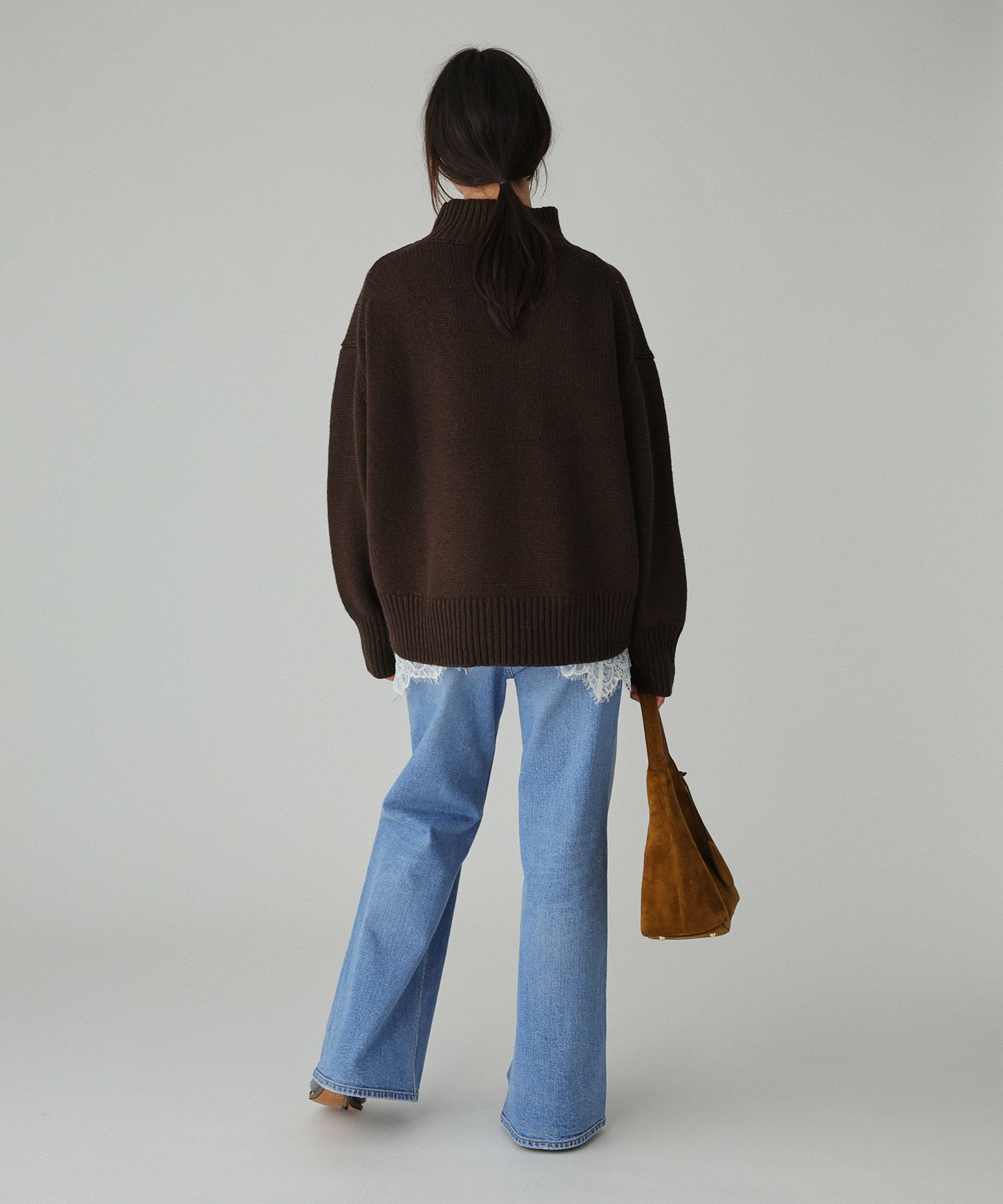 BABYLONE「リラクシータートルプルオーバー」|ニット・セーター|