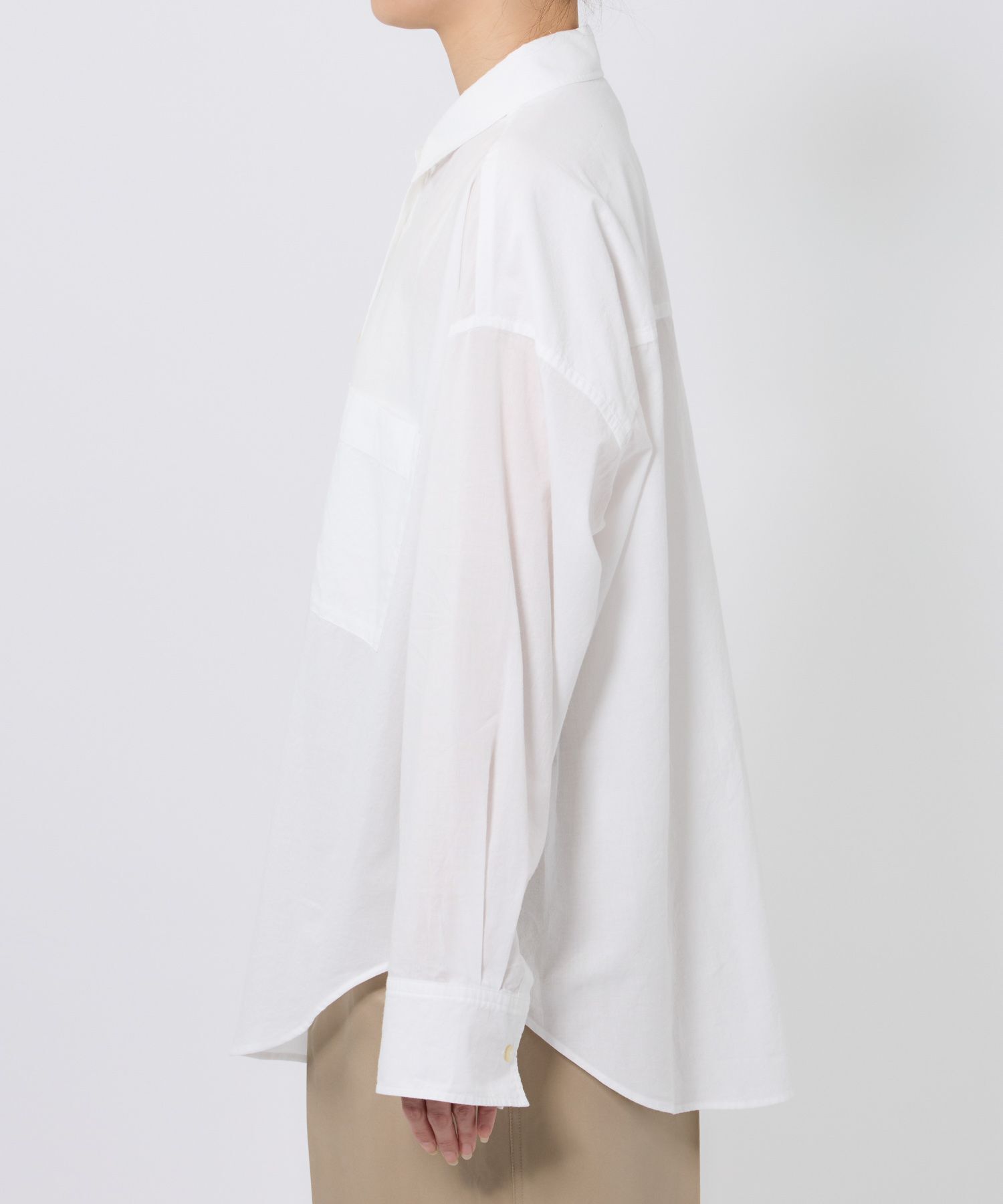 BABYLONE「コットンローンシャツ」|シャツ・ブラウス|