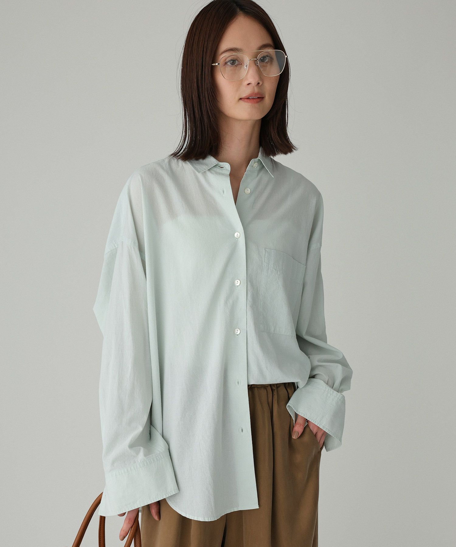 BABYLONE「コットンローンシャツ」|シャツ・ブラウス|