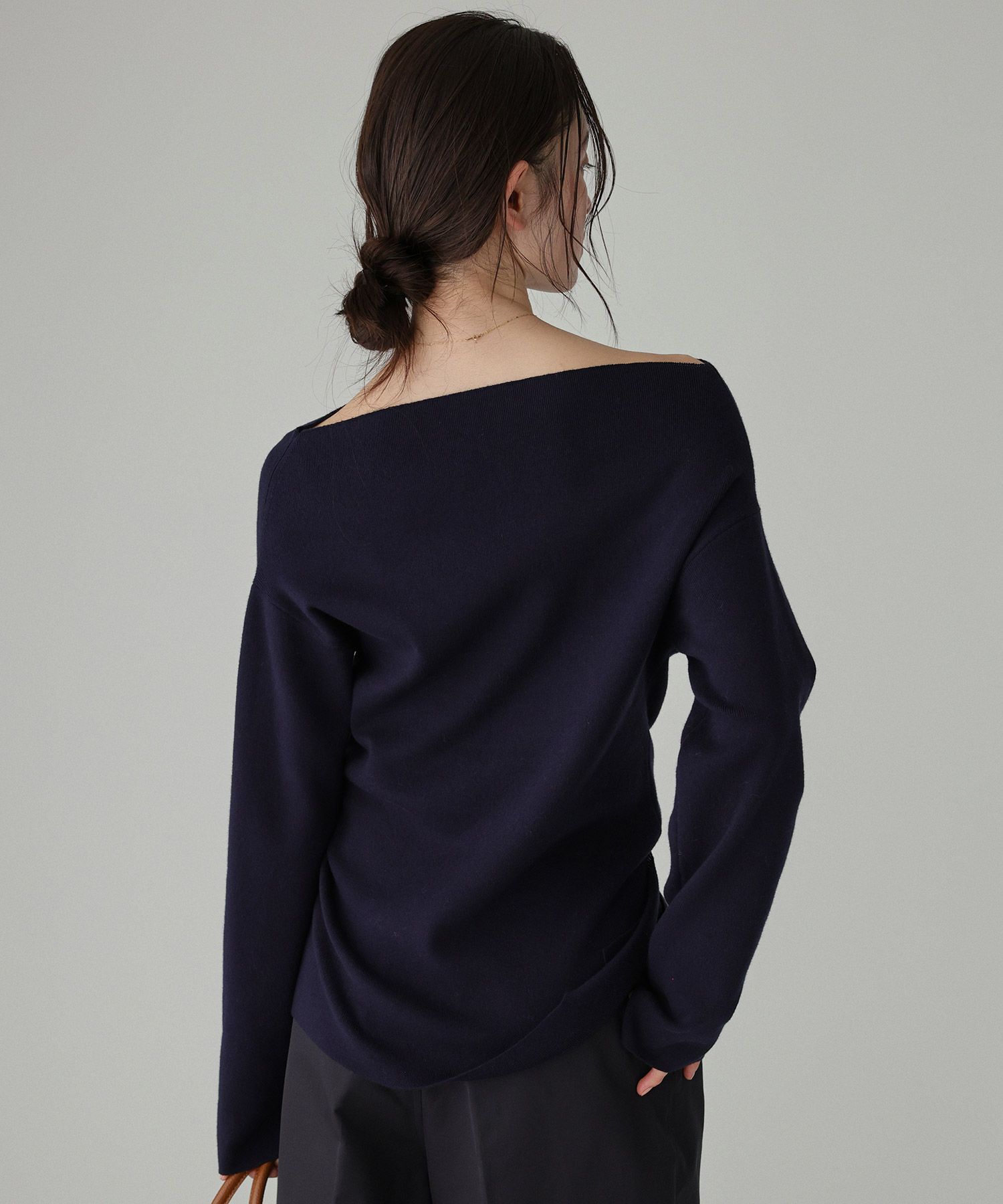 BABYLONE「COWOオフショルプルオーバー」|ニット・セーター|