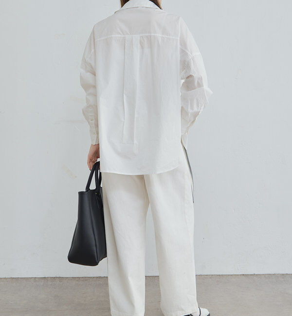  「ワンポイントロゴ刺繍ダブルポケットシャツ」|シャツ・ブラウス|