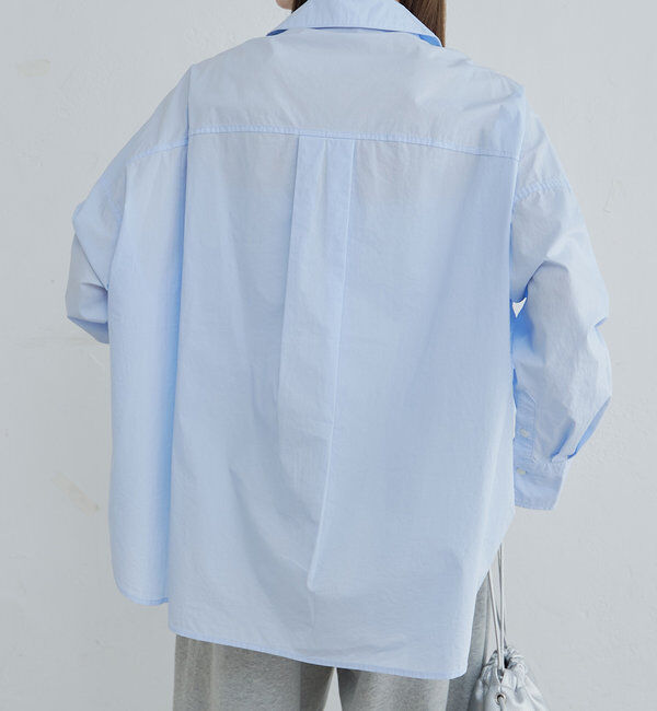  「ワンポイントロゴ刺繍ダブルポケットシャツ」|シャツ・ブラウス|