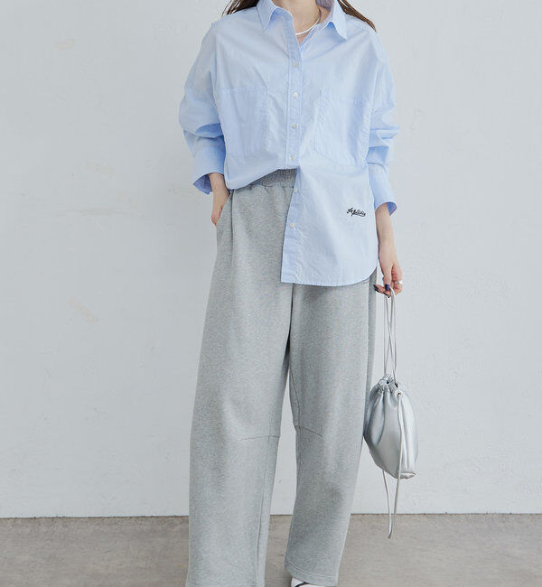  「ワンポイントロゴ刺繍ダブルポケットシャツ」|シャツ・ブラウス|