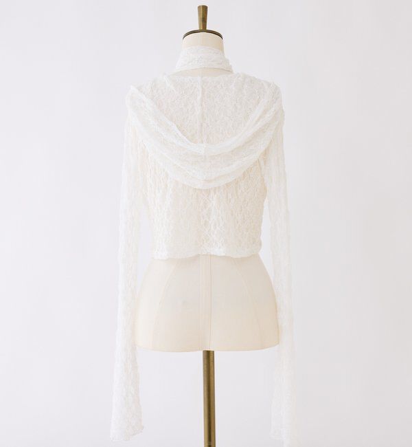  「【お揃いcollection】レースパーカー」|プルオーバー|