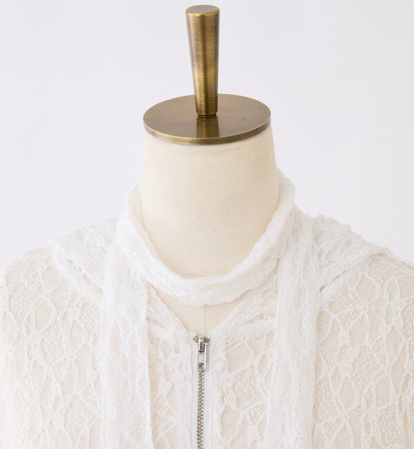  「【お揃いcollection】レースパーカー」|プルオーバー|