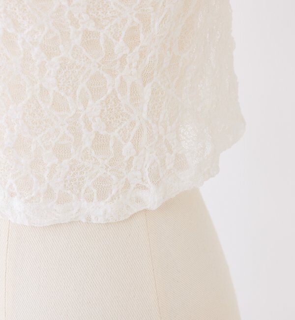  「【お揃いcollection】レースパーカー」|プルオーバー|