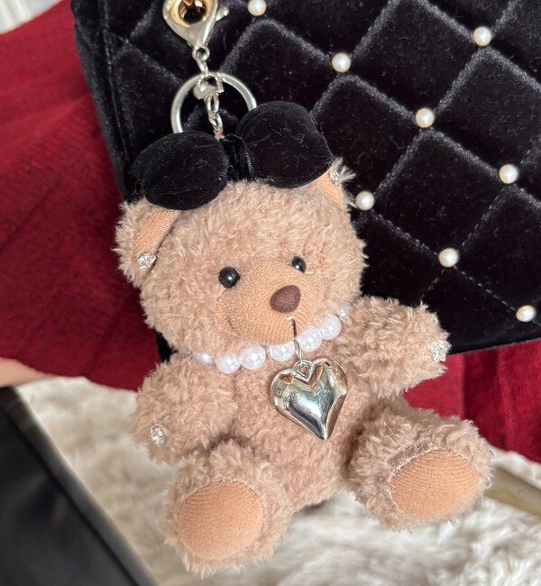  「リボン付きベアバッグチャーム」|その他|