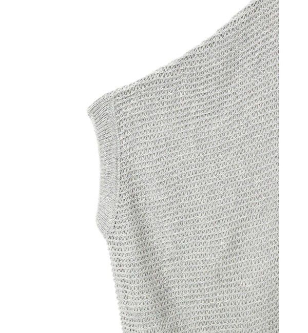 mizuiro ind「mizuiro ind メッシュコクーンワイドカーディガン」|カーディガン|