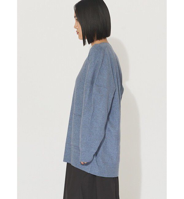 MIDIUMISOLID「MIDIUMISOLID for Ladies ボリュームレベルVネックカーディガン（RELAX)」|カーディガン|