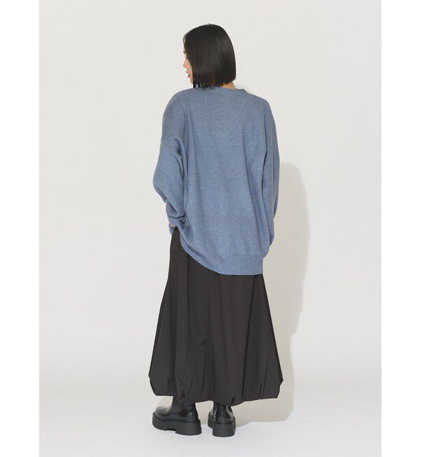 MIDIUMISOLID「MIDIUMISOLID for Ladies ボリュームレベルVネックカーディガン（RELAX)」|カーディガン|