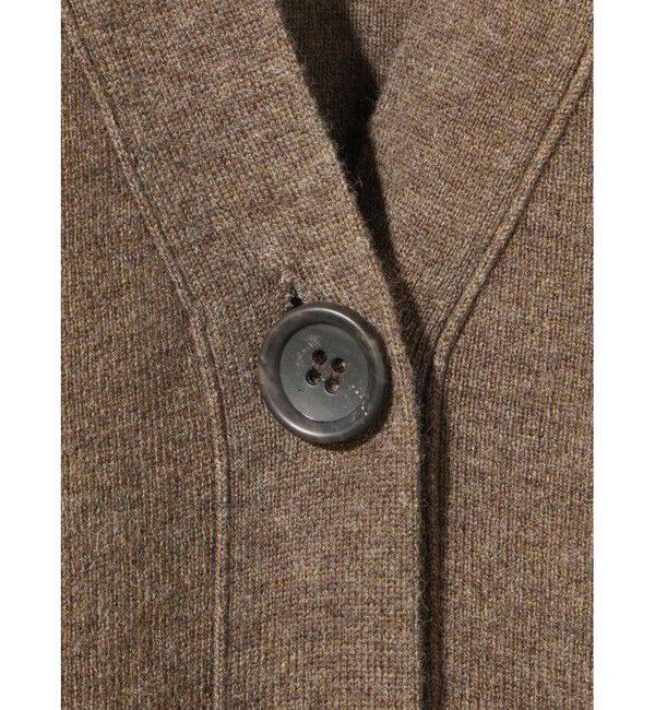 MIDIUMISOLID「MIDIUMISOLID for Ladies ボリュームレベルVネックカーディガン（RELAX)」|カーディガン|