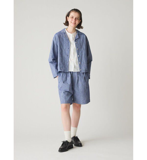 MidiUmi「MidiUmi ドットシャツノースリーブ」|シャツ・ブラウス|