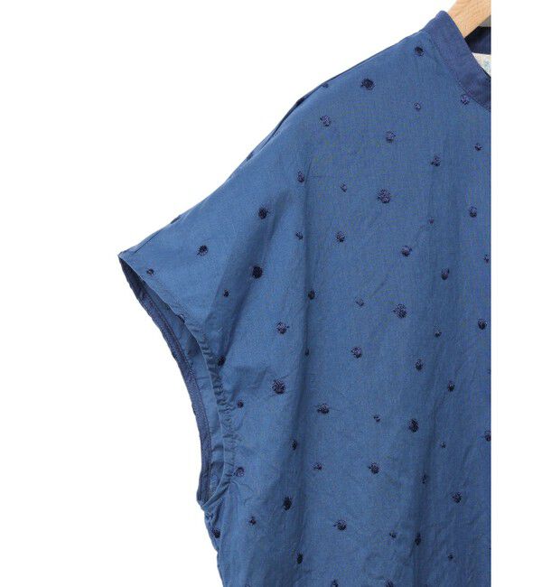 MidiUmi「MidiUmi ドットシャツノースリーブ」|シャツ・ブラウス|