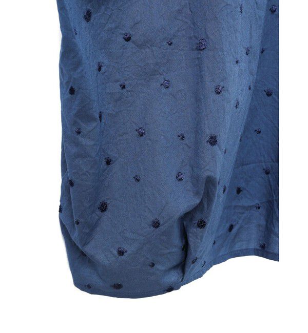 MidiUmi「MidiUmi ドットシャツノースリーブ」|シャツ・ブラウス|