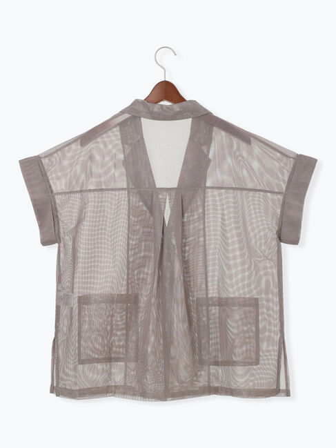 Te chichi TERRASSE「ハーフスリーブメッシュジャケット」|その他|