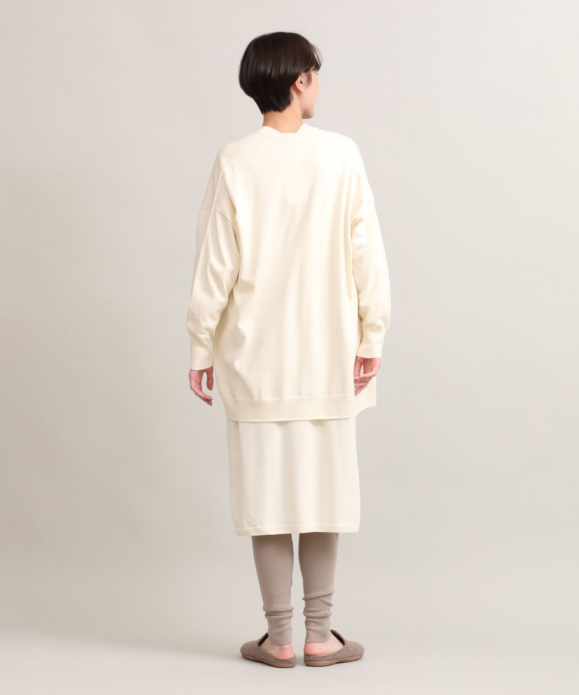 I.T.'S international「着流しロングカーディガン《オーガニックコットン》」|カーディガン|