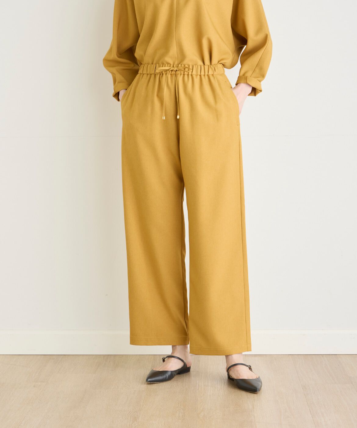 7-IDconcept.「《大きいサイズ》メランジツイルイージーパンツ」|その他|