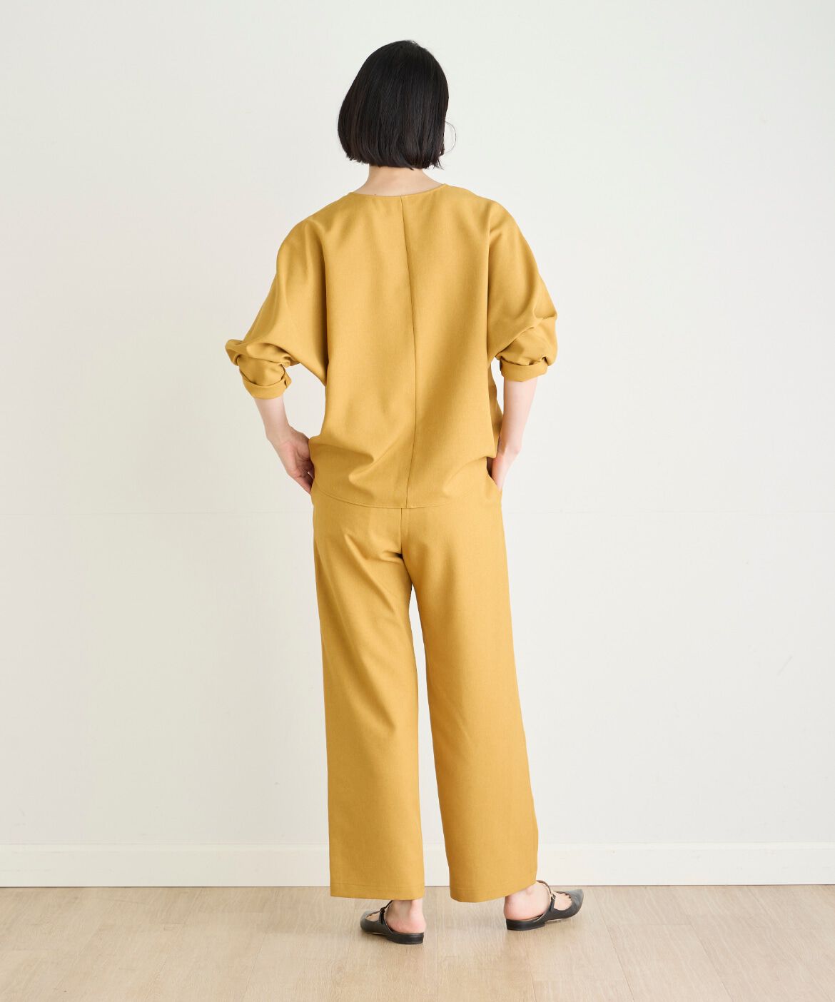 7-IDconcept.「《大きいサイズ》メランジツイルイージーパンツ」|その他|