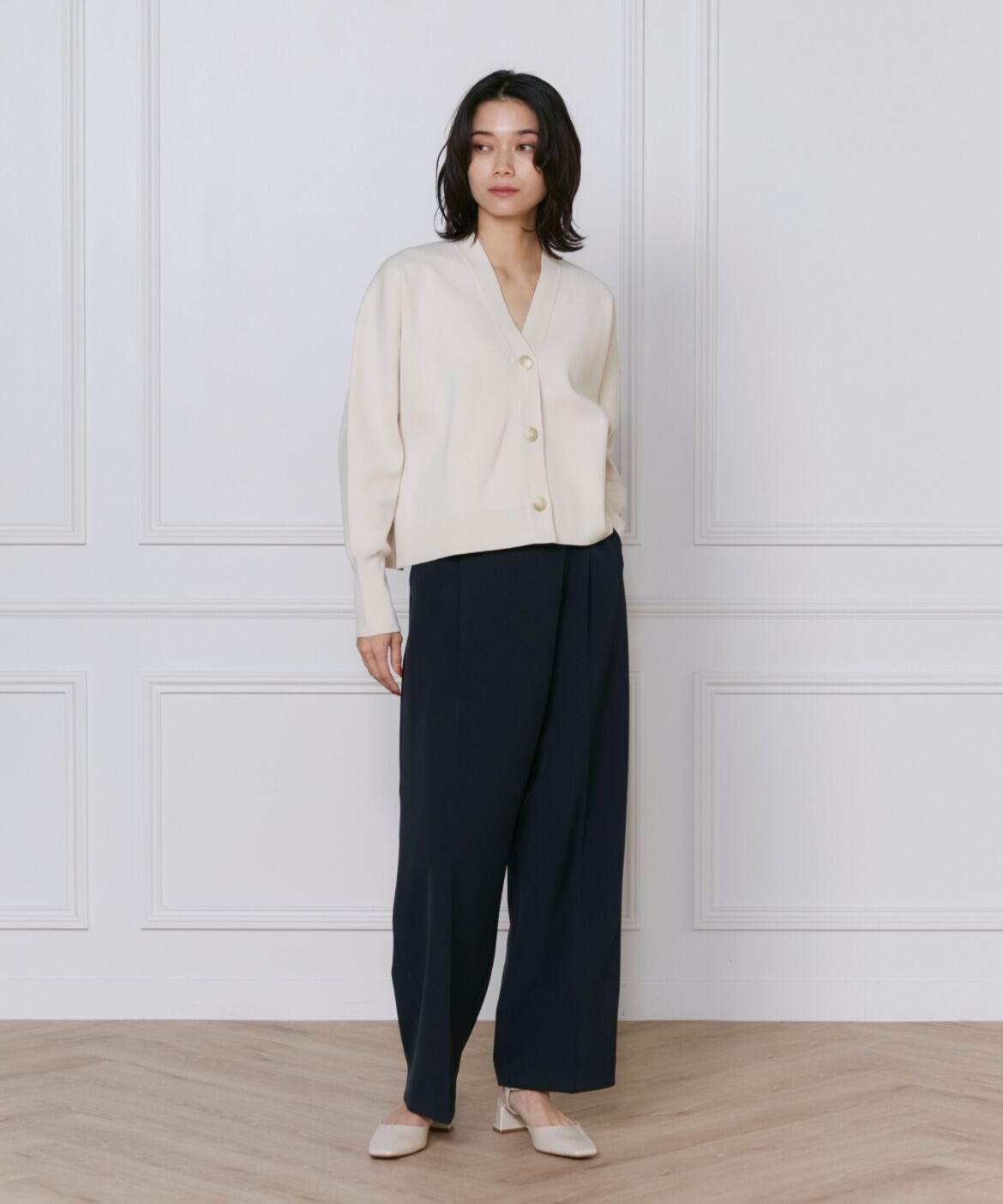 INED「スムースカーディガン　」|カーディガン|