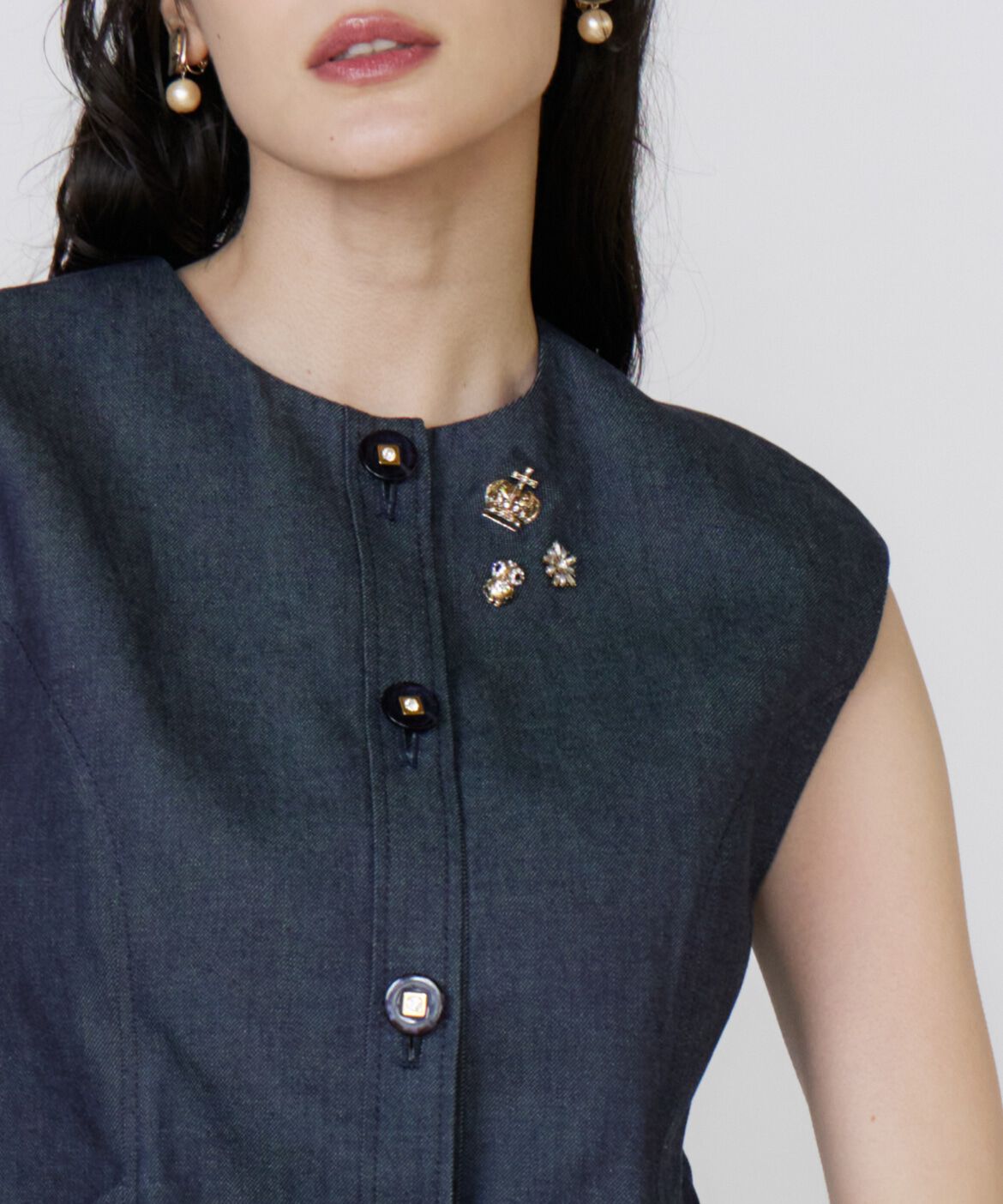 Maglie le cassetto「王冠ブローチ」|ブローチ・コサージュ|