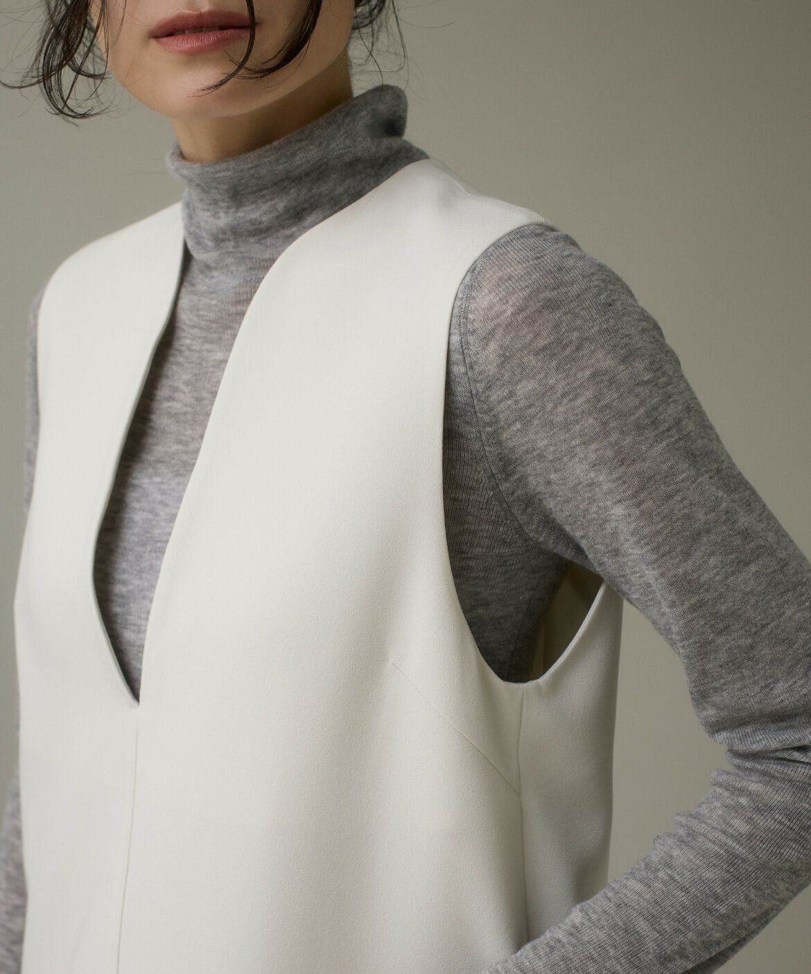 DAY by DAY it&rsquo;s international「カーブカラーワンピース《ウーリッシュフラノライト》」|ワンピース|