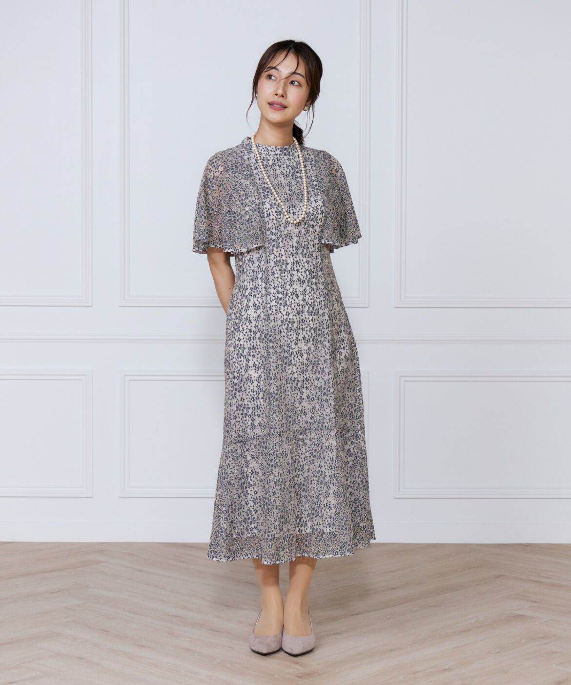 ef-de Black「配色レースマーメイドワンピース」|ワンピース|