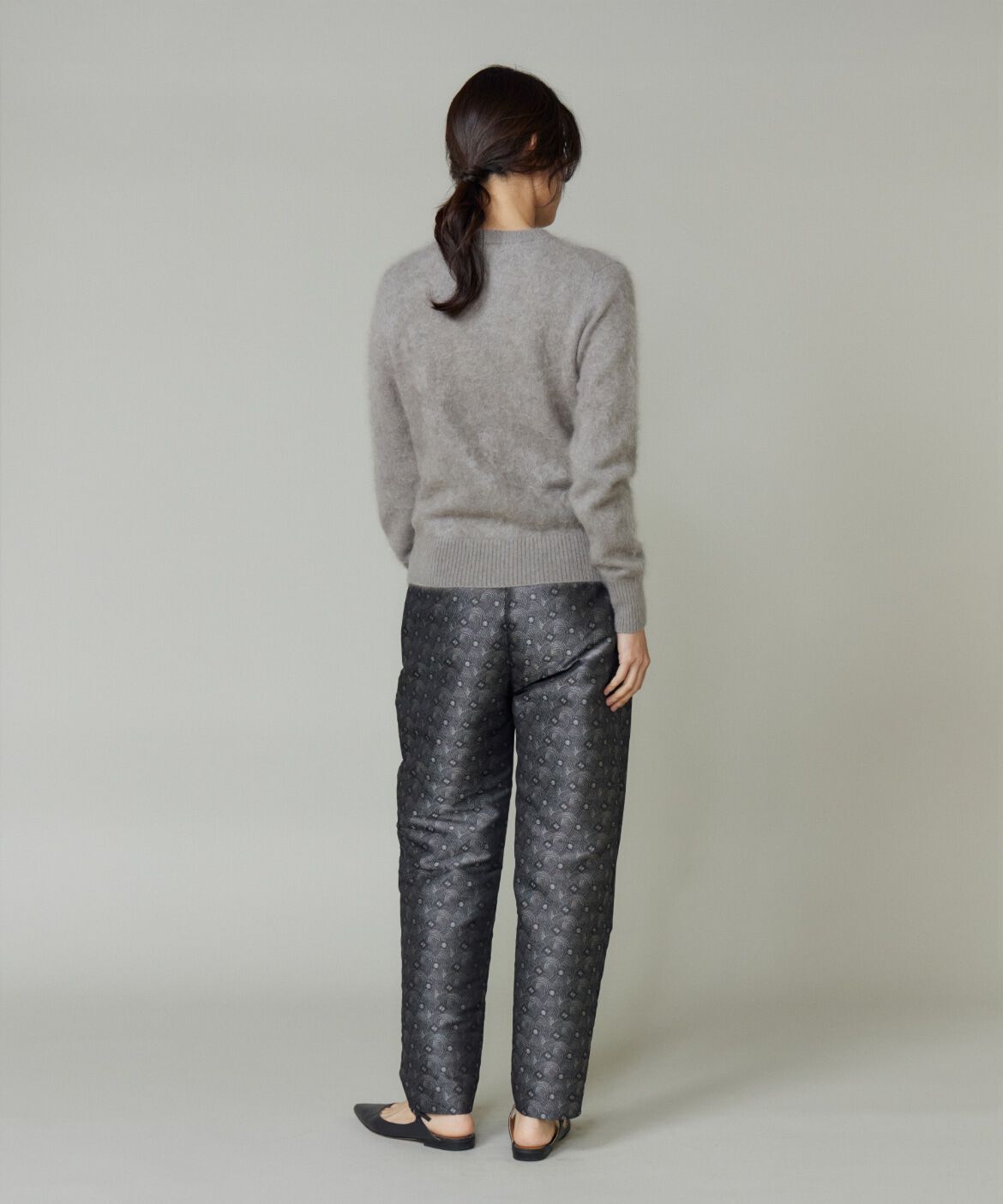 la veille by SUPERIOR CLOSET「カシミヤアシンメトリーカーディガン」|カーディガン|