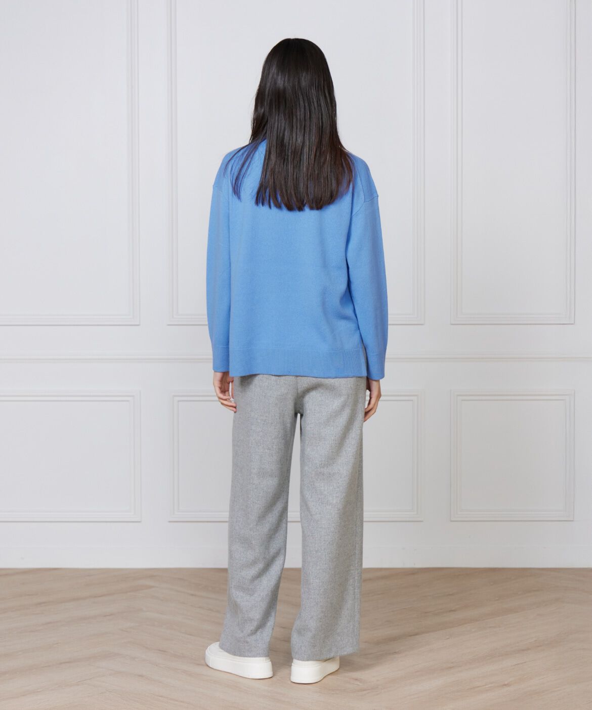 DAY by DAY it&rsquo;s international「メランジツイルワンタックストレートパンツ」|スラックス|