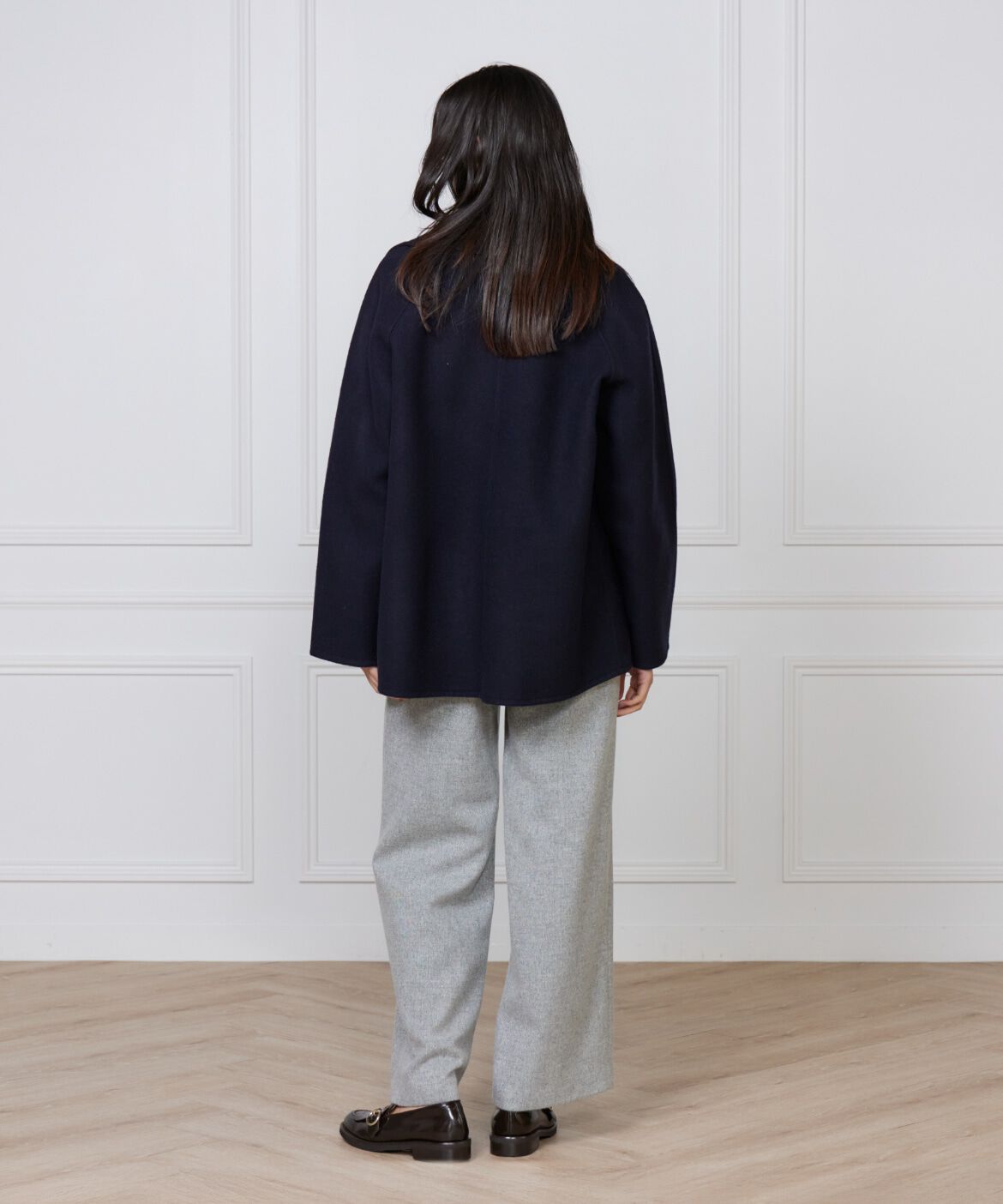 DAY by DAY it&rsquo;s international「メランジツイルワンタックストレートパンツ」|スラックス|