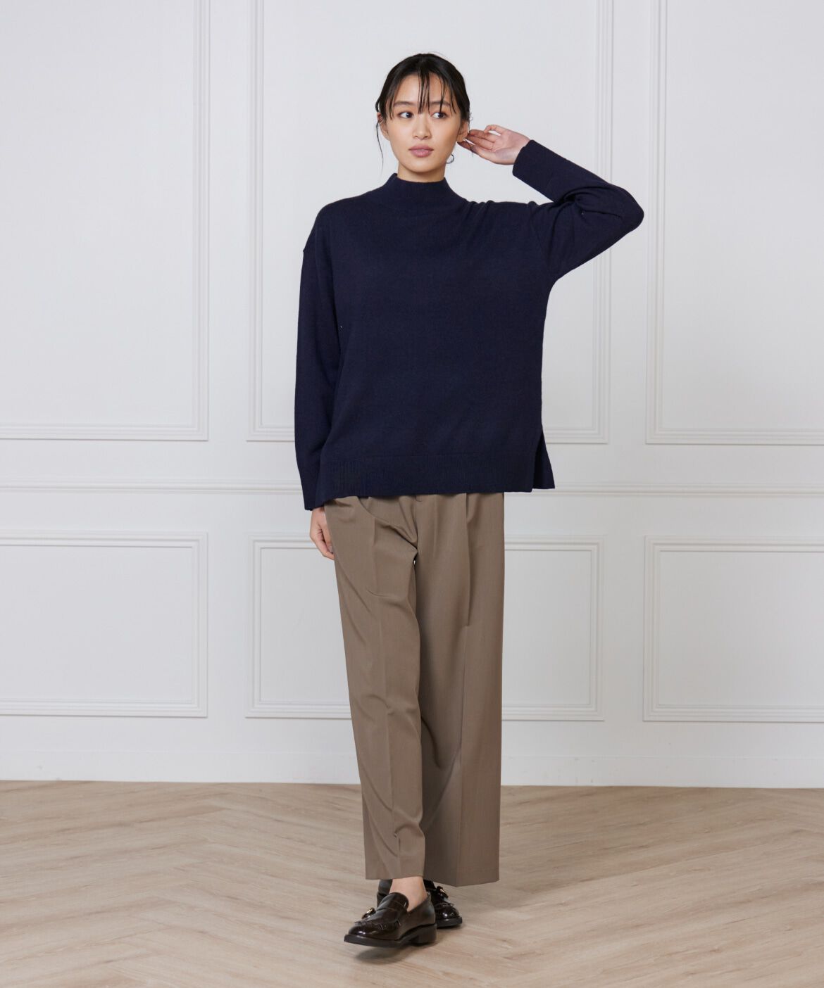 DAY by DAY it&rsquo;s international「カシミヤ混ハイネックプルオーバー《CASH5》」|ニット・セーター|