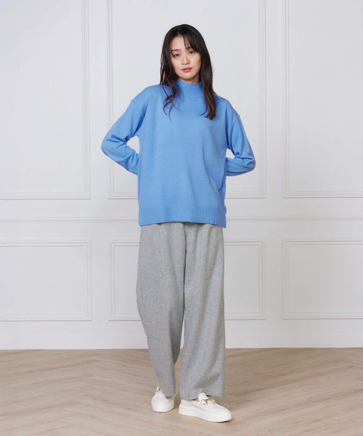 DAY by DAY it&rsquo;s international「カシミヤ混ハイネックプルオーバー《CASH5》」|ニット・セーター|