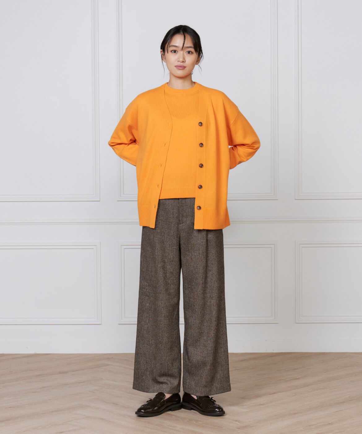 DAY by DAY it&rsquo;s international「カシミヤ混Vネックカーディガン《CASH5》」|カーディガン|