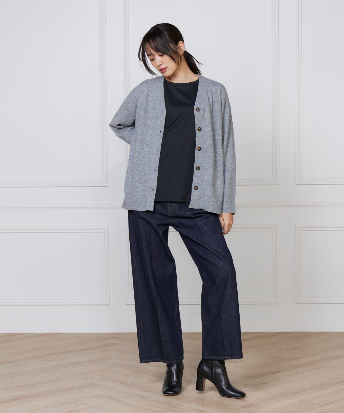 DAY by DAY it&rsquo;s international「カシミヤ混Vネックカーディガン《CASH5》」|カーディガン|