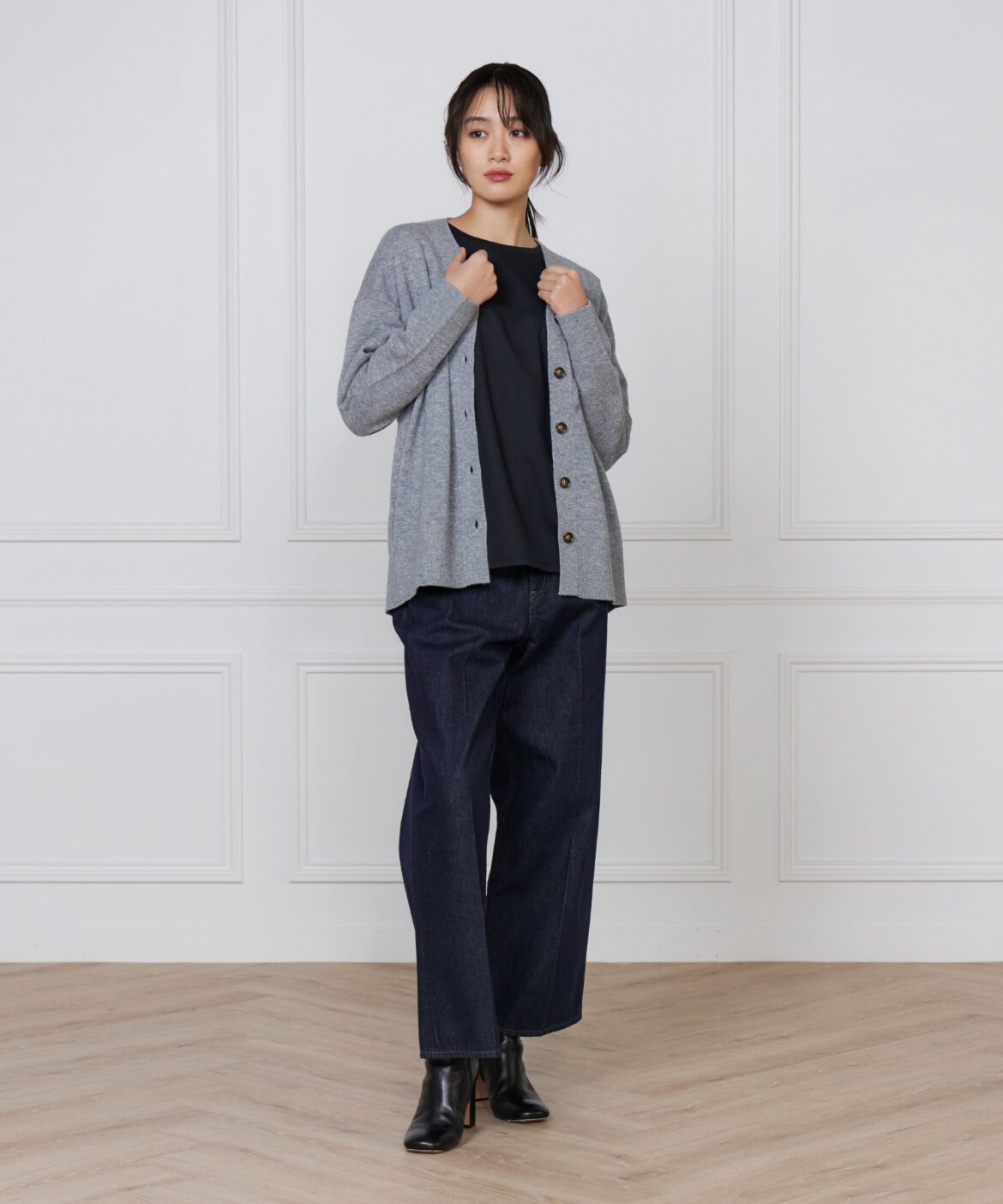 DAY by DAY it&rsquo;s international「カシミヤ混Vネックカーディガン《CASH5》」|カーディガン|