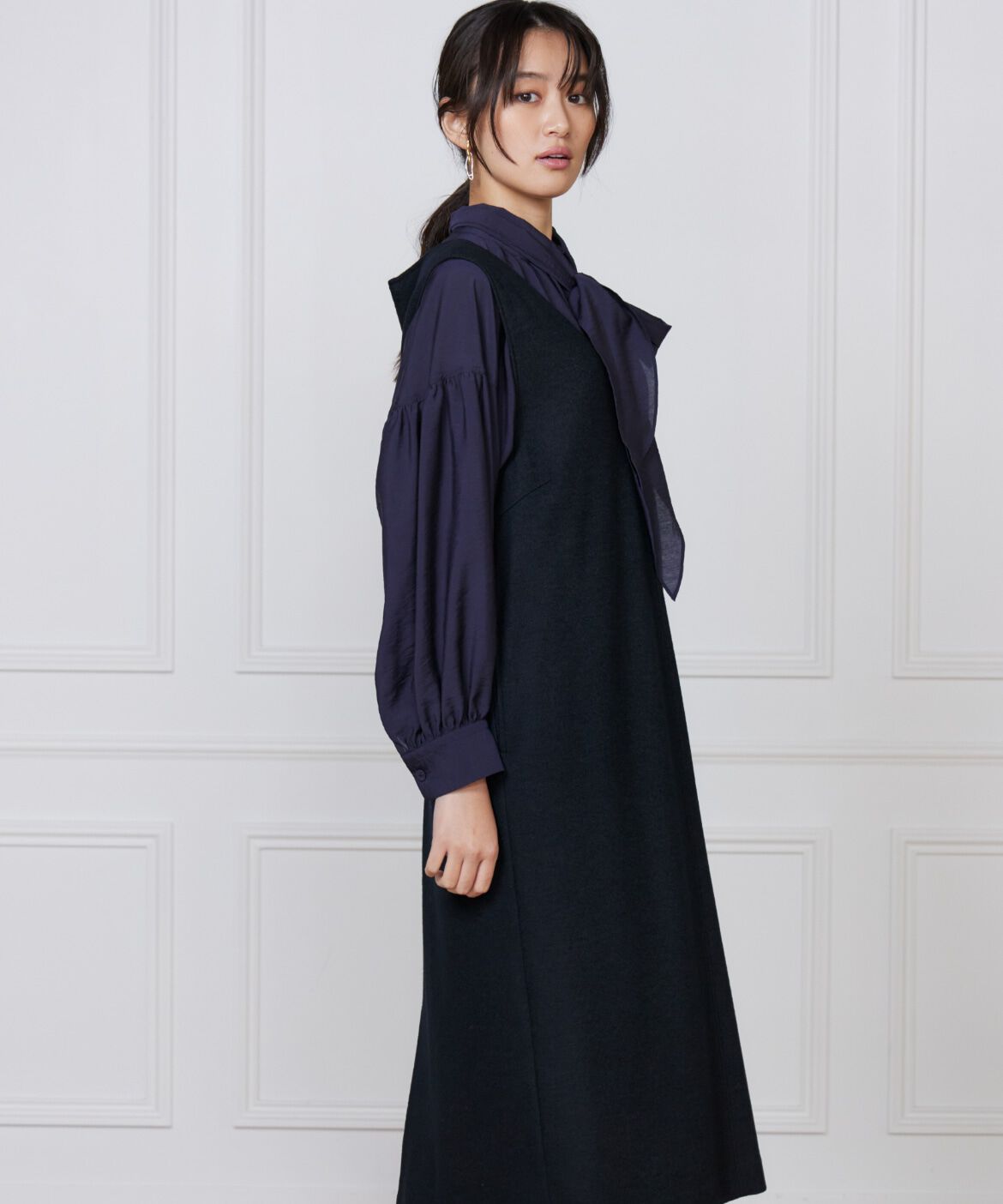 7-IDconcept.「《大きいサイズ》ジャンパースカート」|ワンピース|