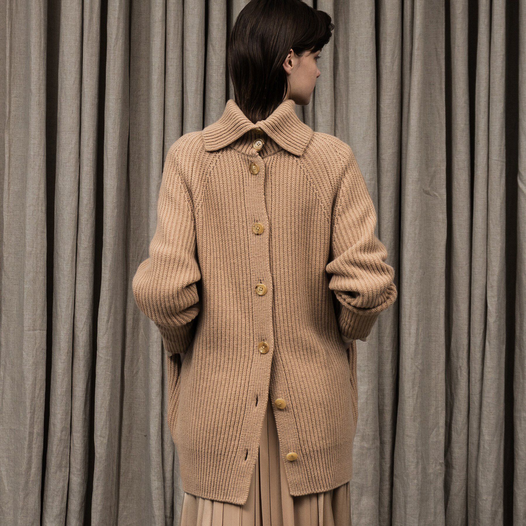 UNTITLED「ウールカシミヤニットカーディガン」|カーディガン|