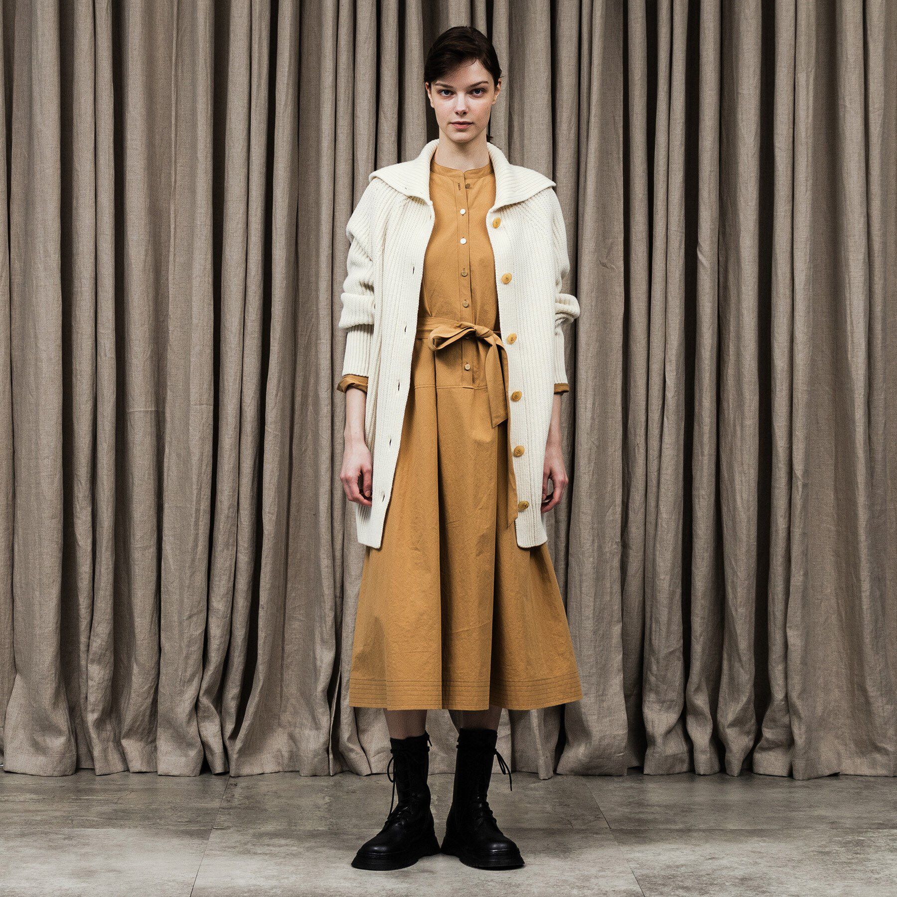 UNTITLED「ウールカシミヤニットカーディガン」|カーディガン|