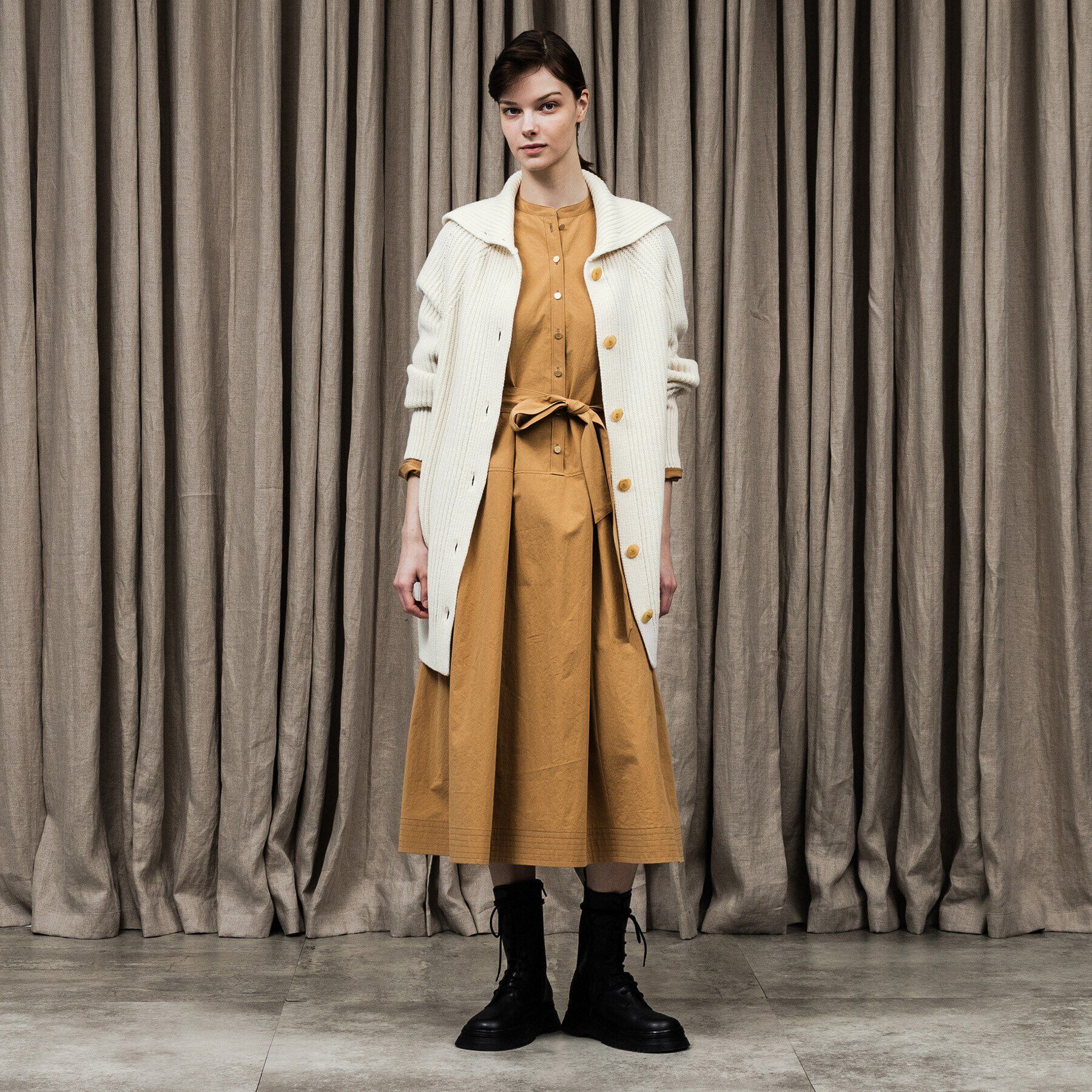 UNTITLED「ウールカシミヤニットカーディガン」|カーディガン|