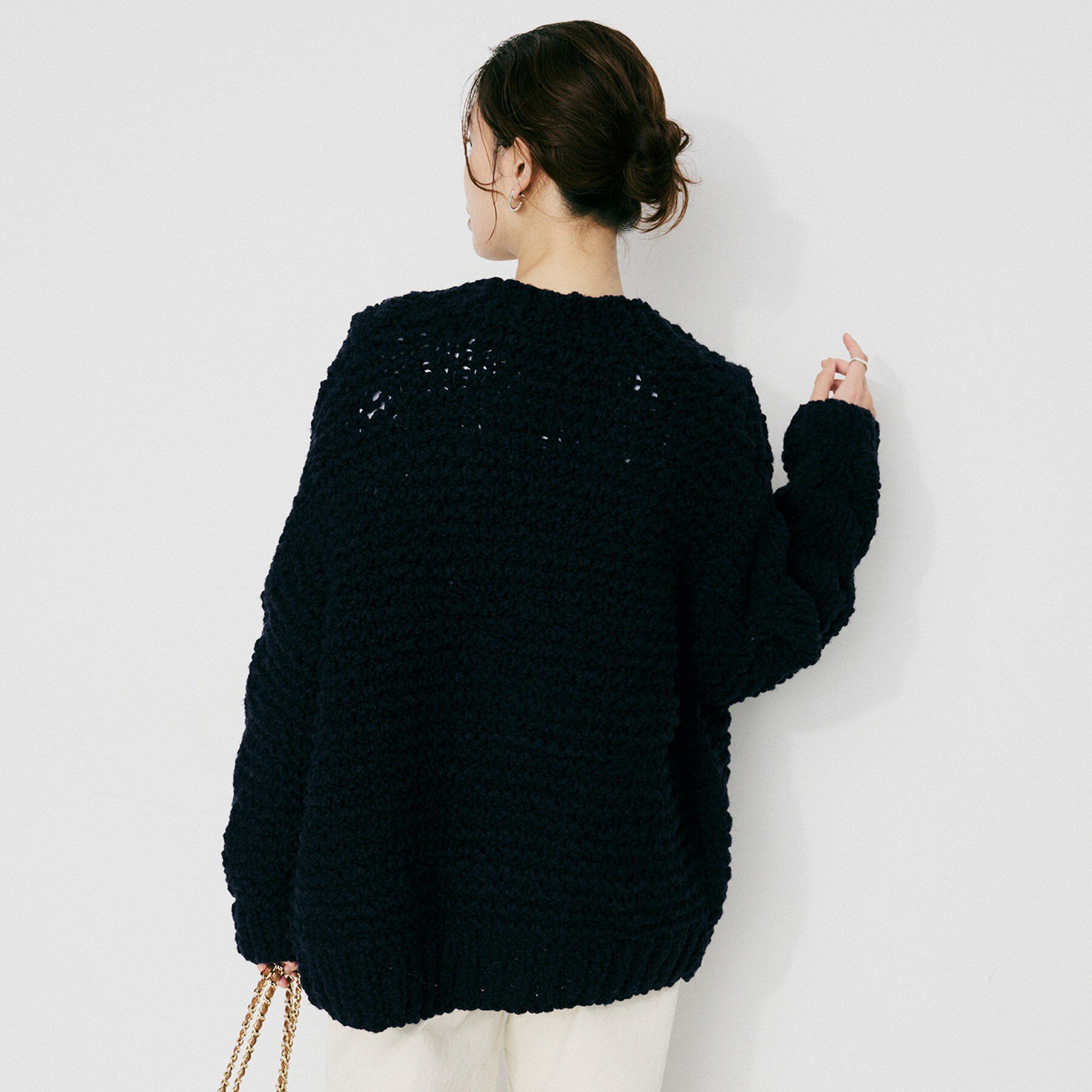 UNTITLED「【IRONING】ケーブルラフカーデ」|カーディガン|