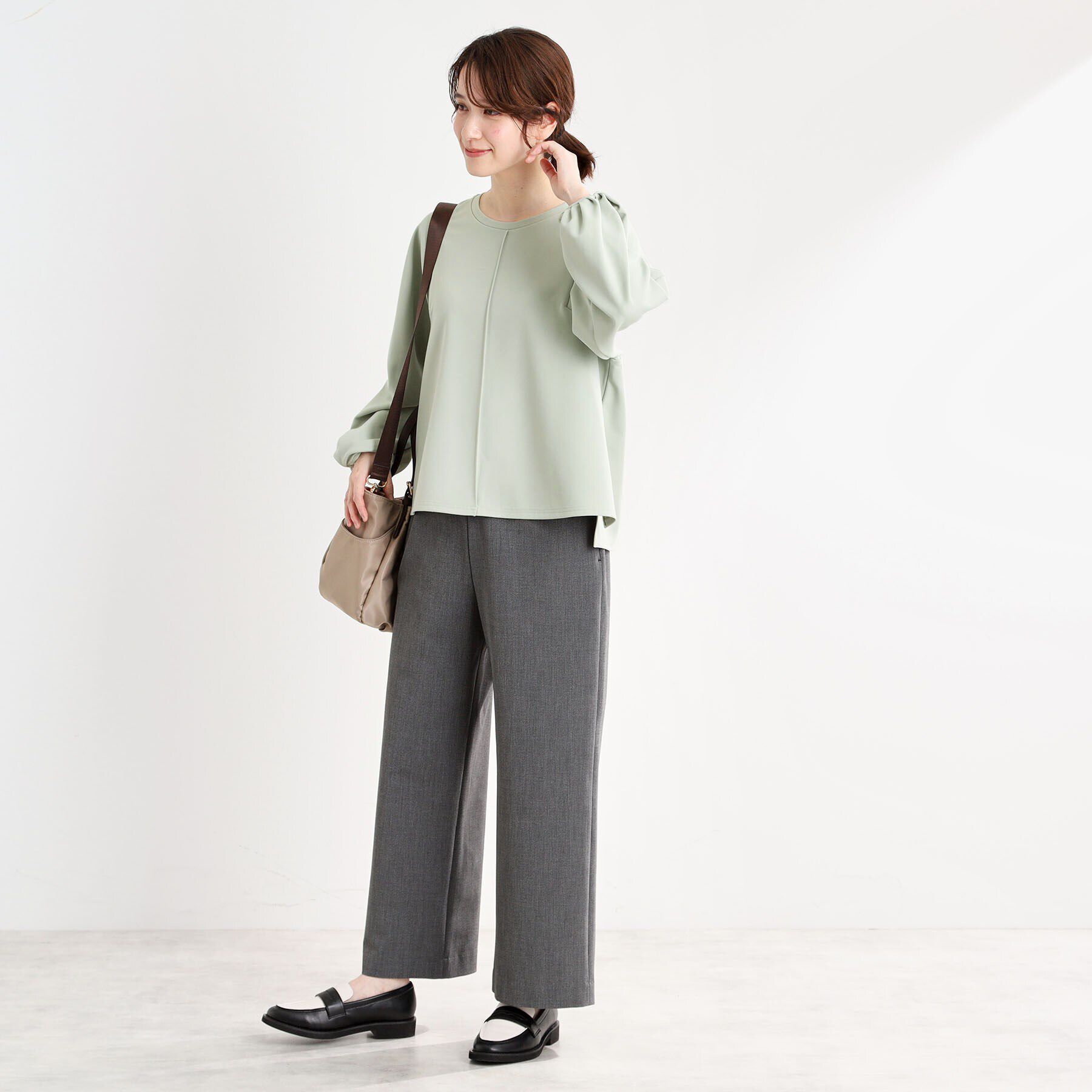 Reflect「【洗える】フルレングス丈ワイドストレートパンツ」|その他|