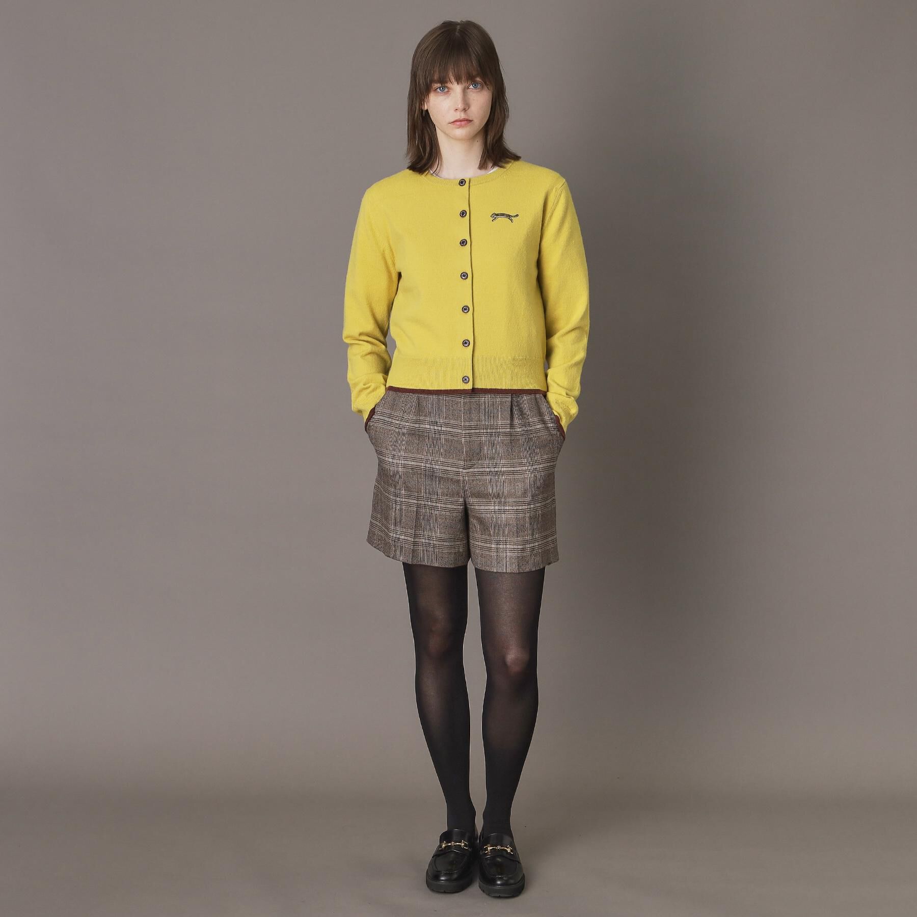 DRESSTERIOR「【CLASSY．12月号掲載】タイガーエンブロイダリークルーネックカーディガン」|カーディガン|