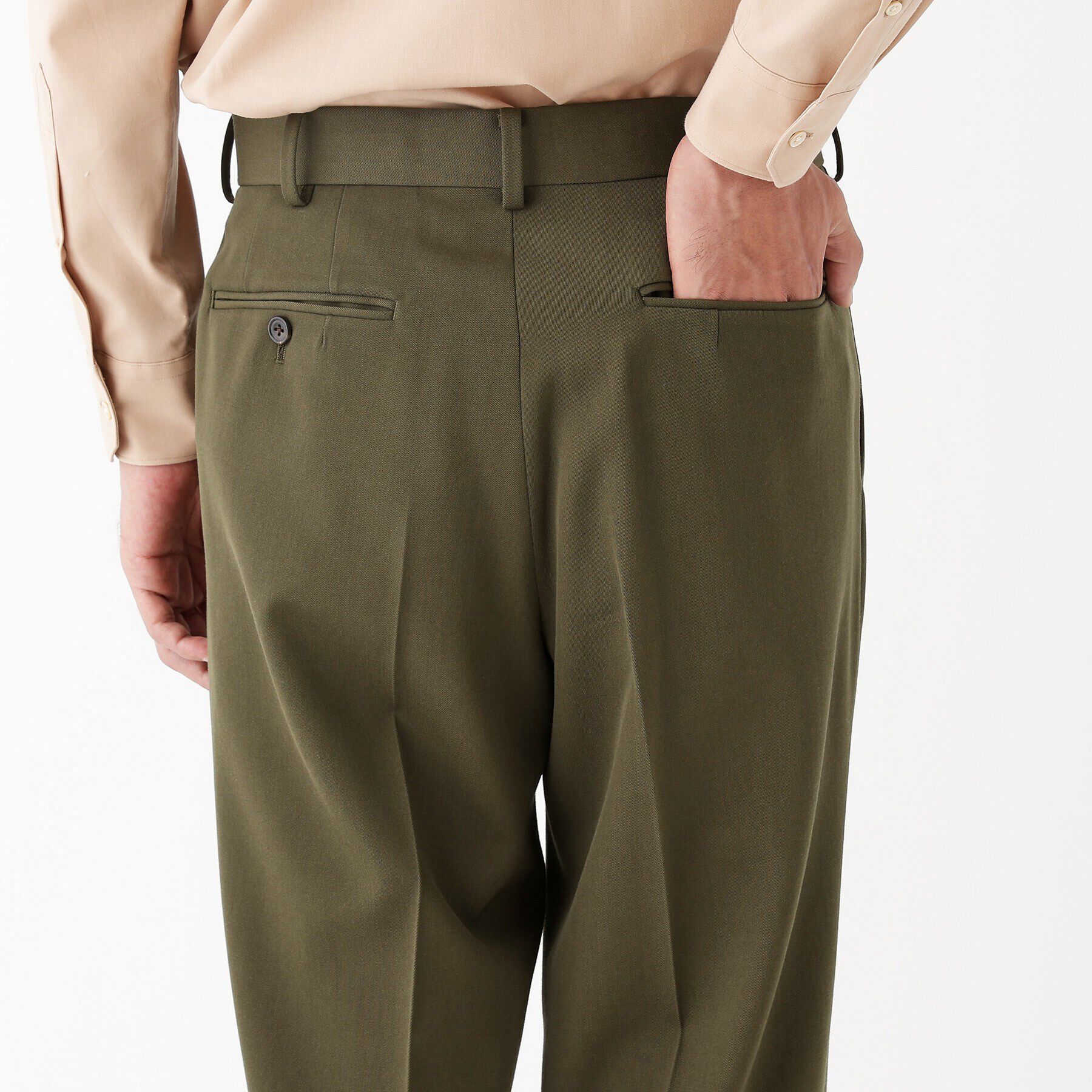 TAKEO KIKUCHI「【THE FLAGSHIP】ギャバ ダブル パンツ」|その他|