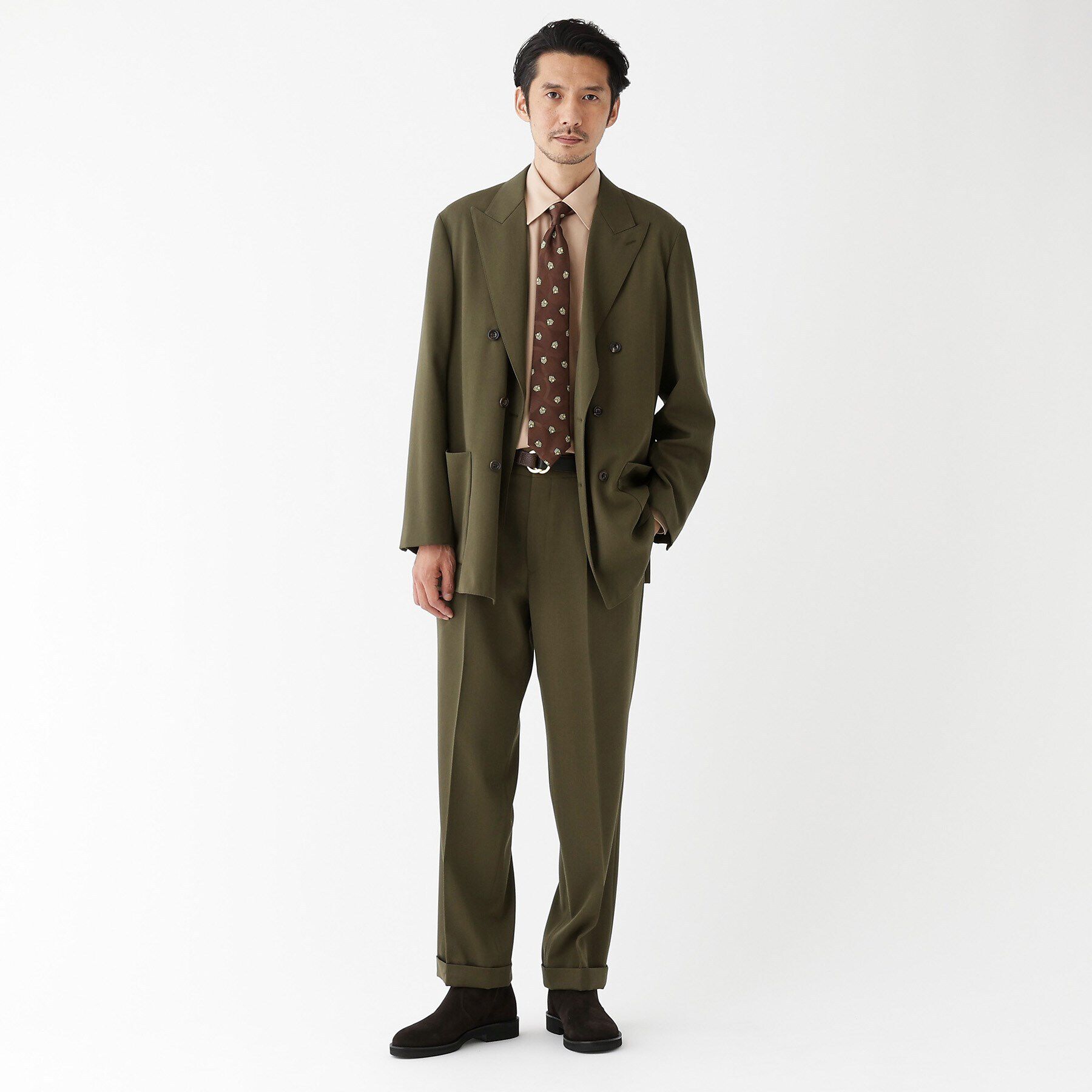 TAKEO KIKUCHI「【THE FLAGSHIP】ギャバ ダブル パンツ」|その他|