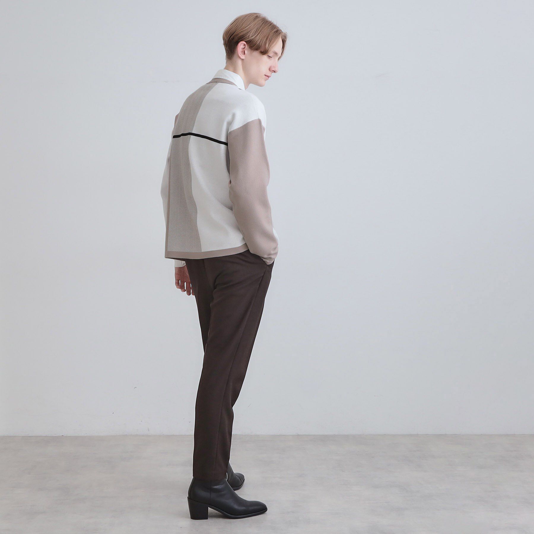 tk.TAKEO KIKUCHI「【洗える】クロスオーバーニット」|ニット・セーター|