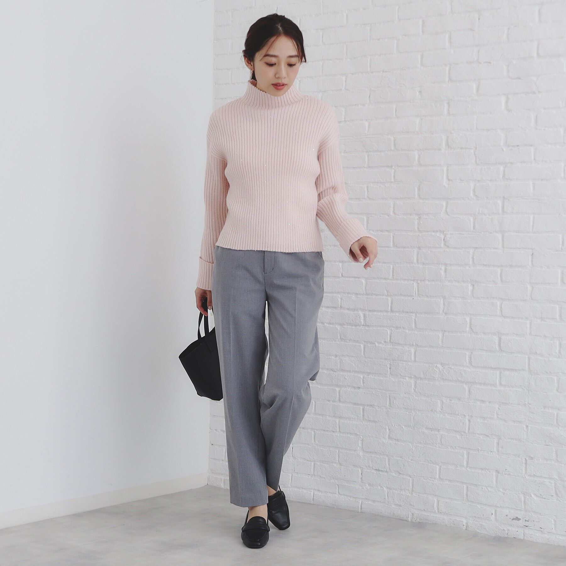 index「スパンコールリブニット【洗濯機洗い可】」|ニット・セーター|